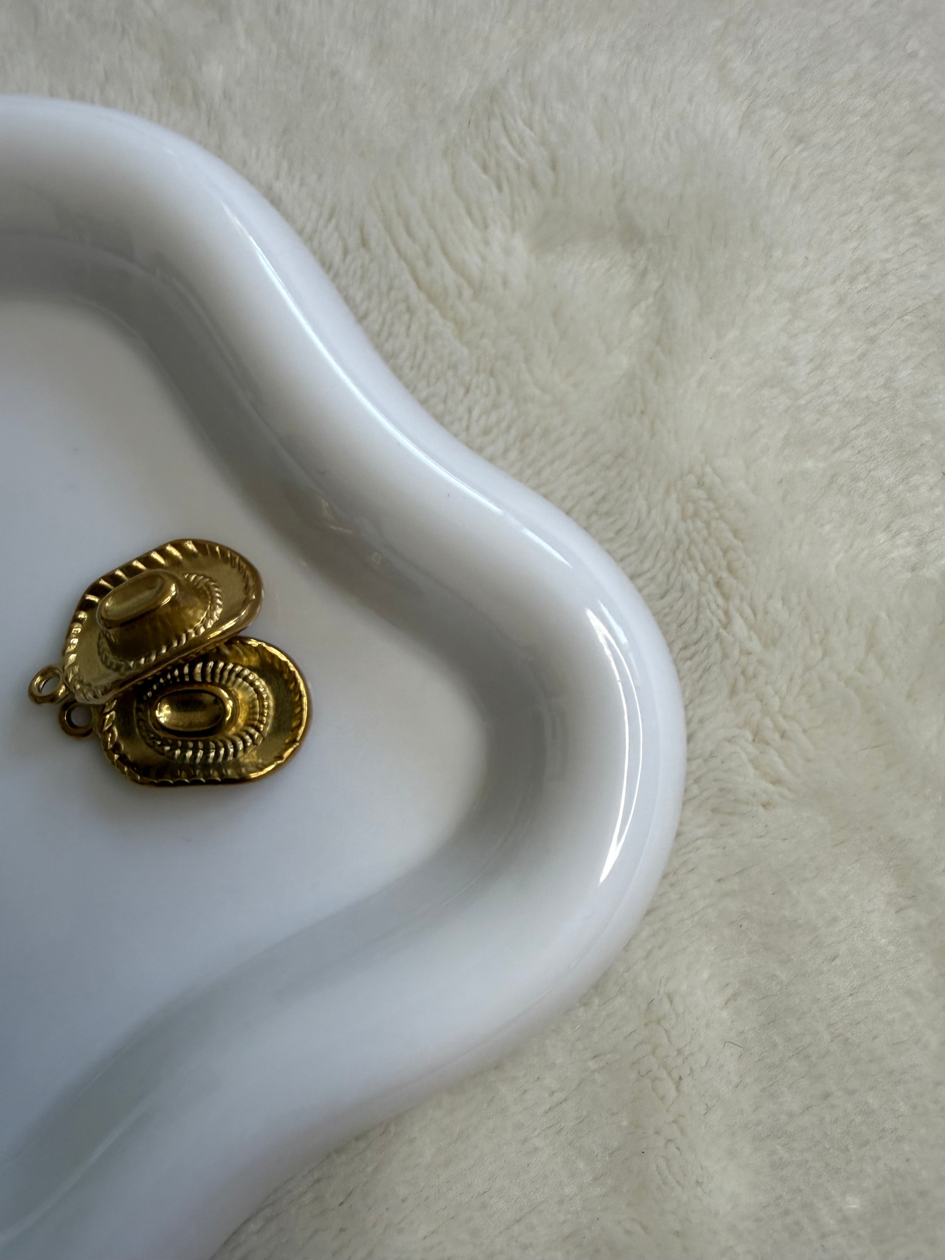 Charms chapeau cow-boy en or