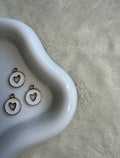 Charms cœur rond