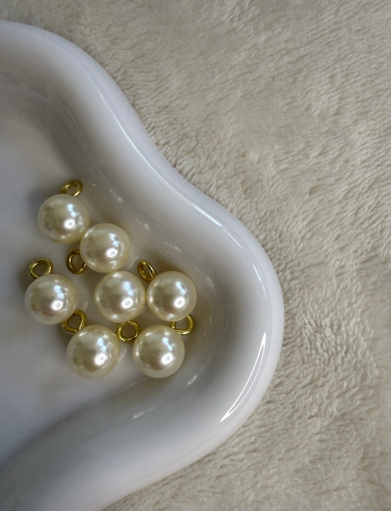 Charms perle beige