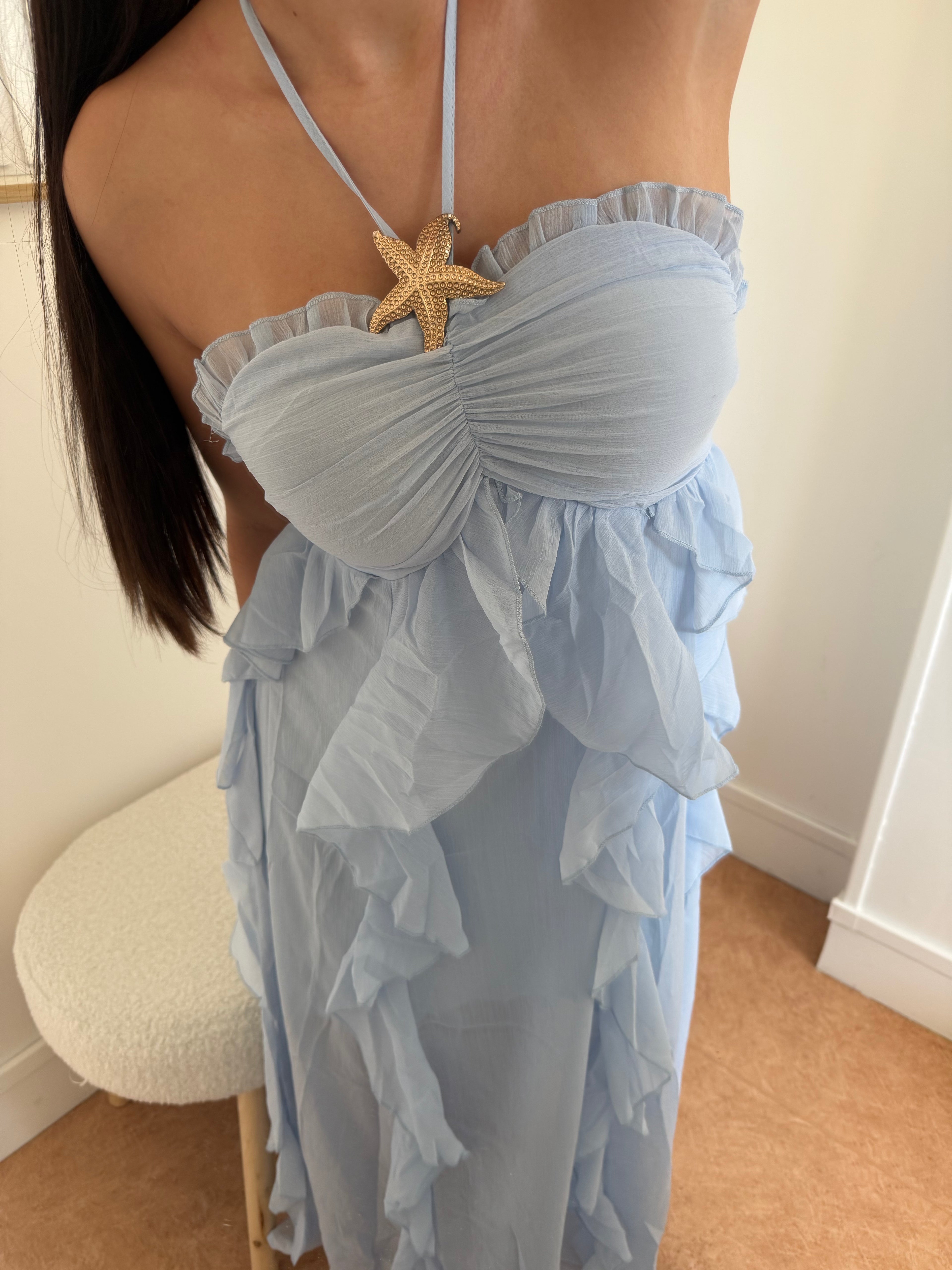 Robe "Sya" Bleu Pastel