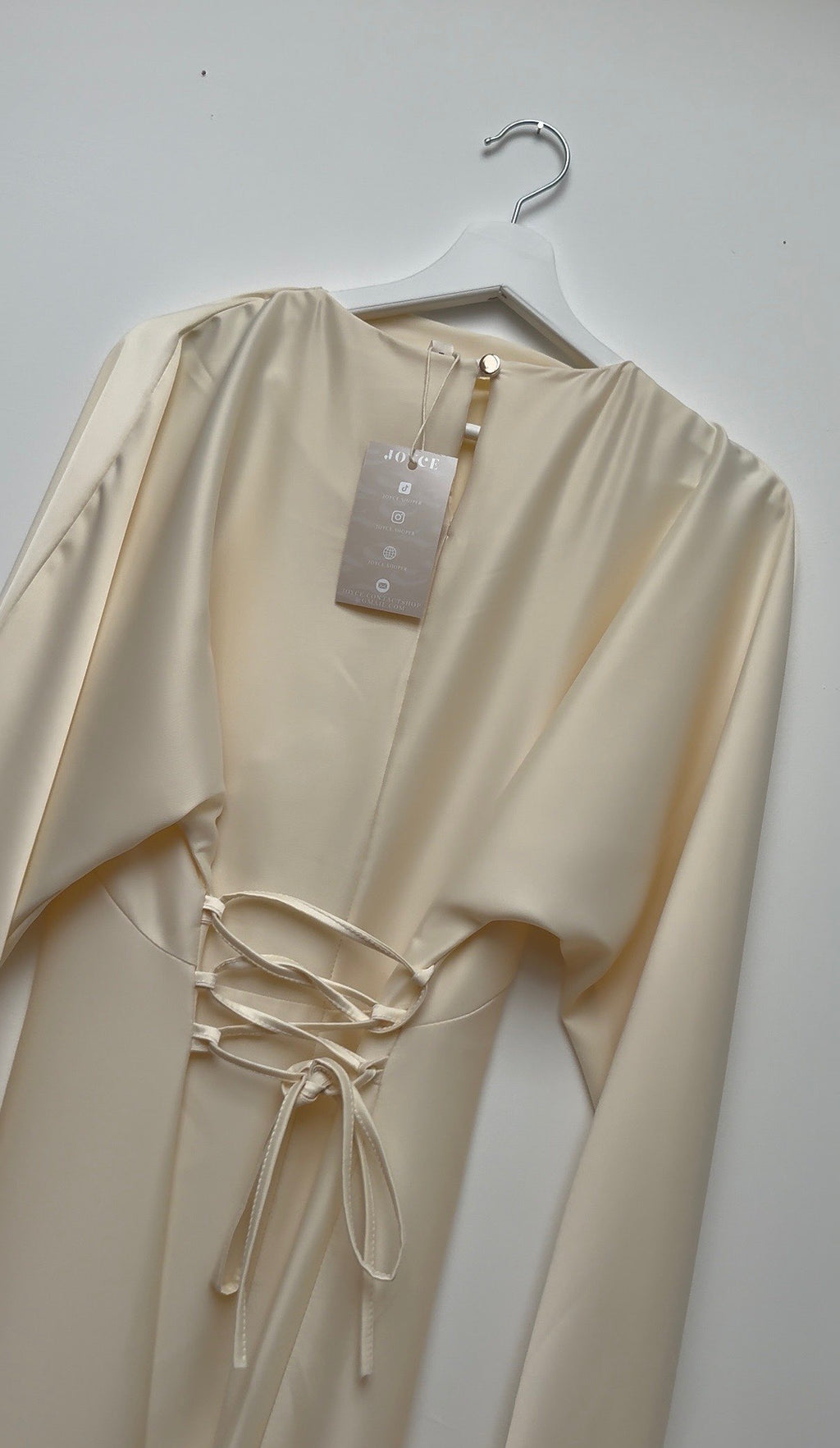 Robe Abaya " Amaya" Longue crème